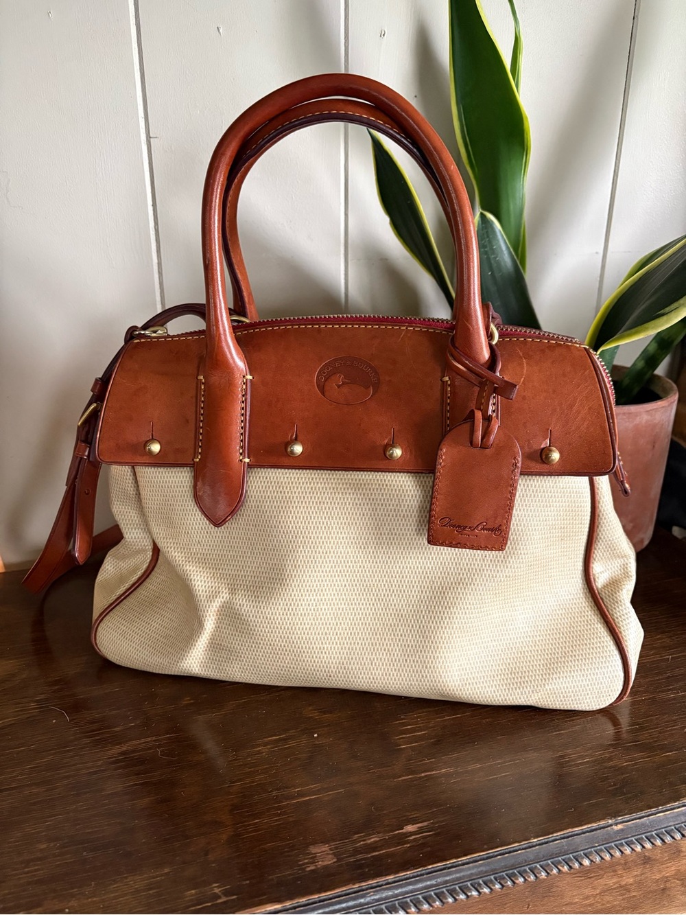 Dooney & Bourke Vintage Panama Satchel
